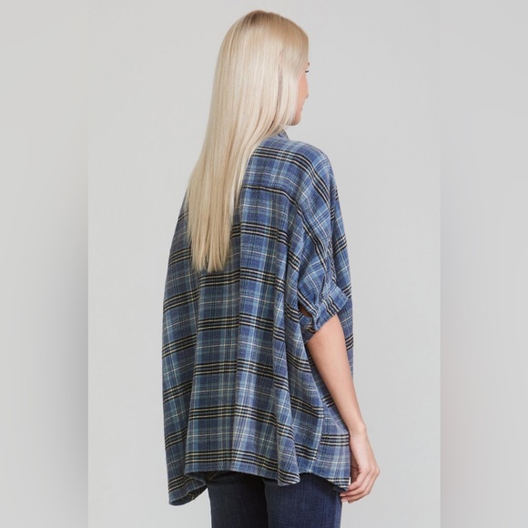 R13 Plaid Oversized Boxy Shirt. Size small - Picture 10 of 13